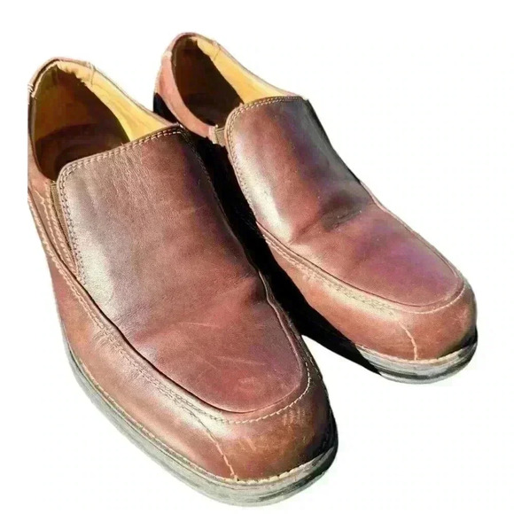 Brown Men’s Bass & Co Ulysses‎ Leather Loafers 9M - Picture 4 of 8